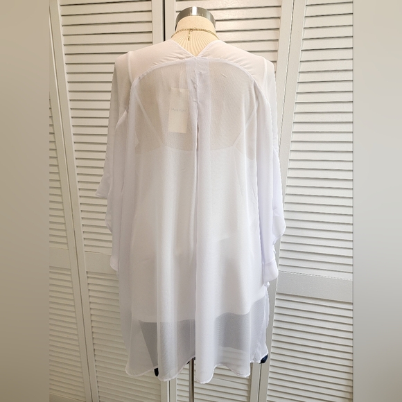 MOSS ROSE WHITE KIMONO - Picture 2 of 5